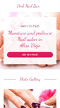 Mobile Screenshot of pinknailbar.com